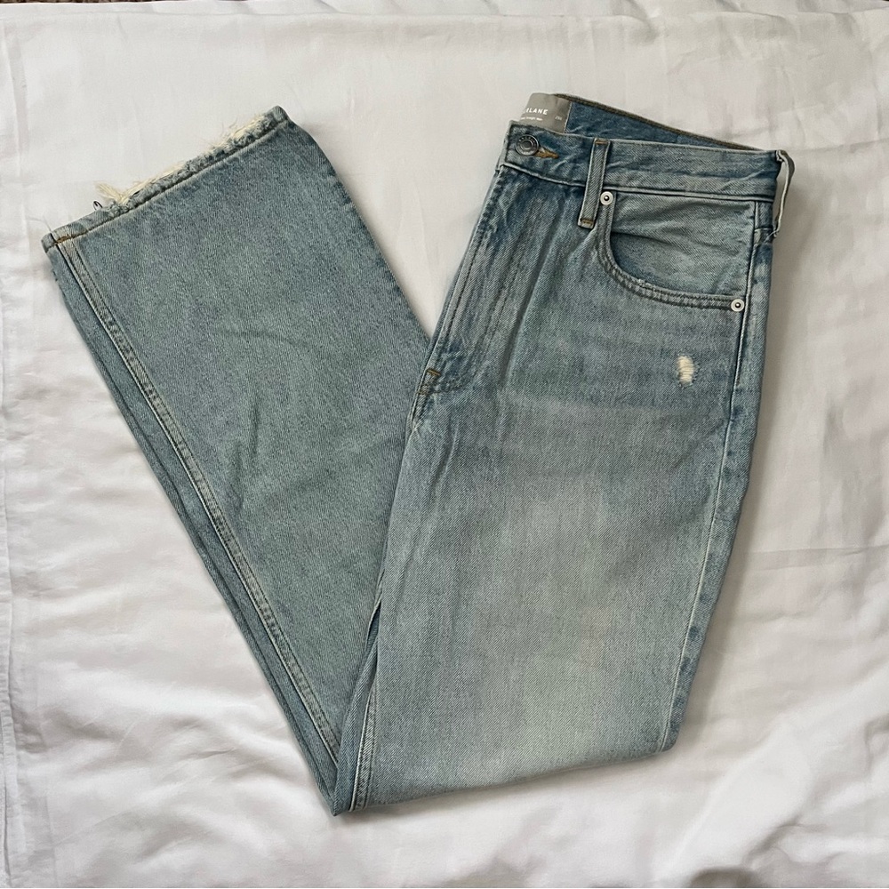 Everlane Women's Light Blue Straight Leg Jeans